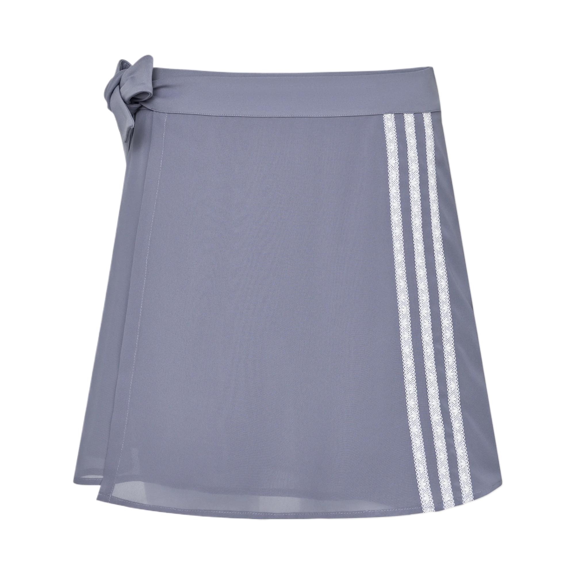 Adidas Originals Training Skirt Striped Solid Comfortable Casual Shorts Women shorts LF2897 128CM
