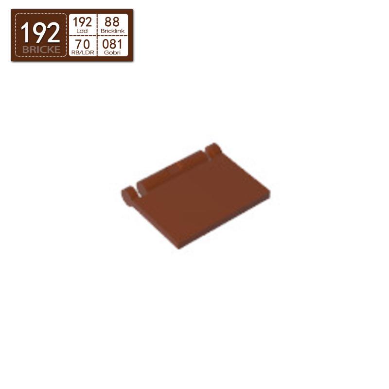 

BRICKE 24093 Building Block Book Cover, Compatible with LEGO, MOC DIY Accessories 50 g (about 92 pcs)