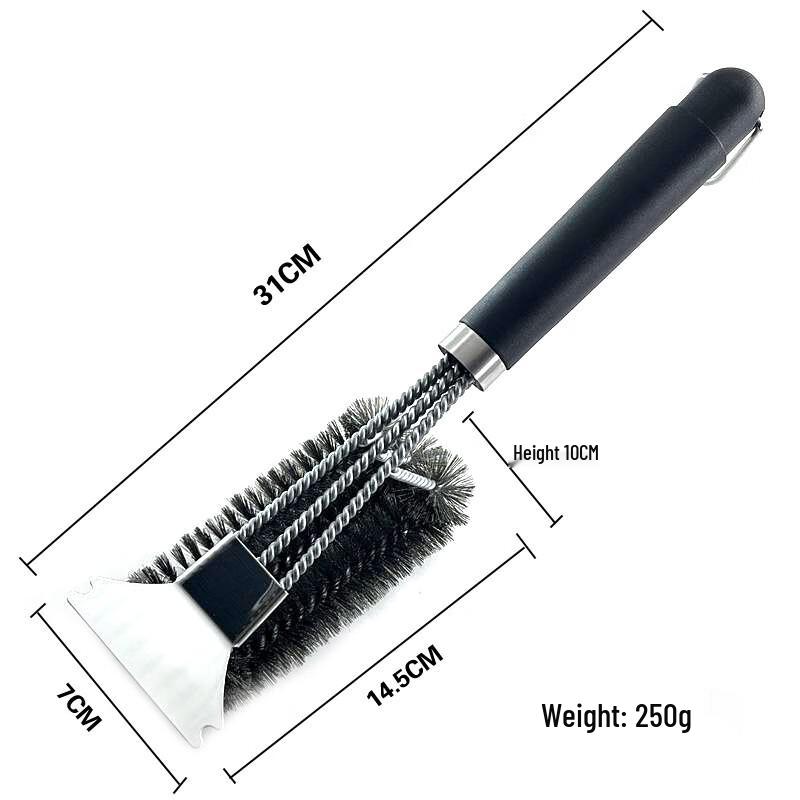 Stainless Steel BBQ Grill Brush Set