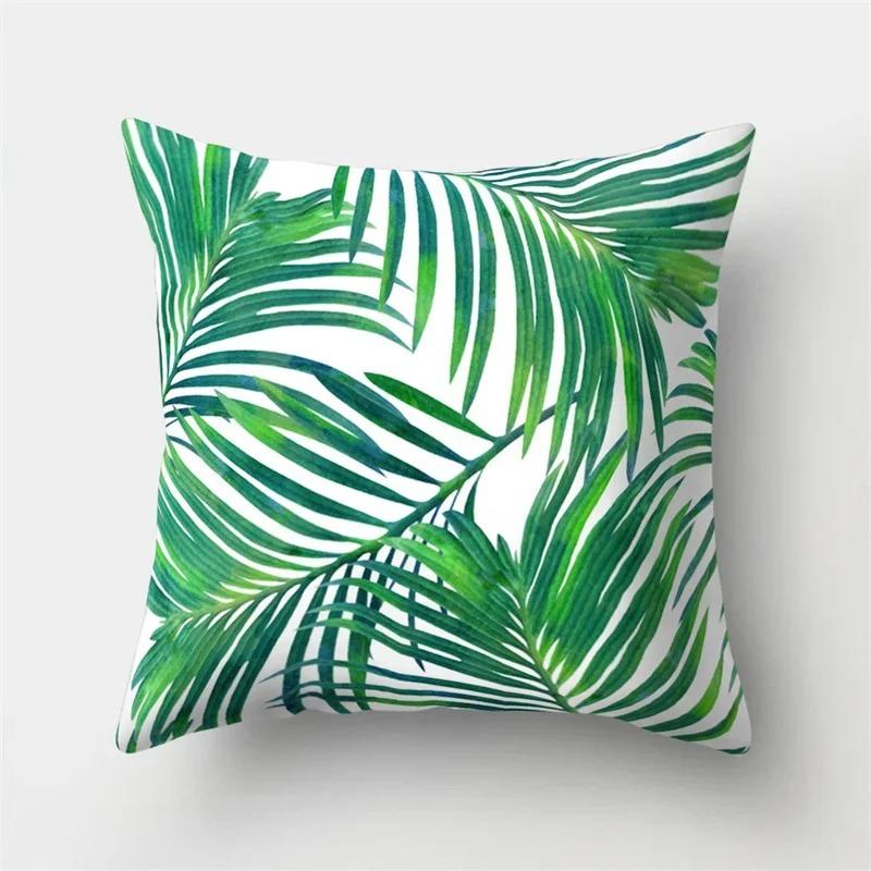 Sofa Home Decor Tropical Leaf Cactus Monstera Cushion Cover Throw Pillow Decorative Pillowcase