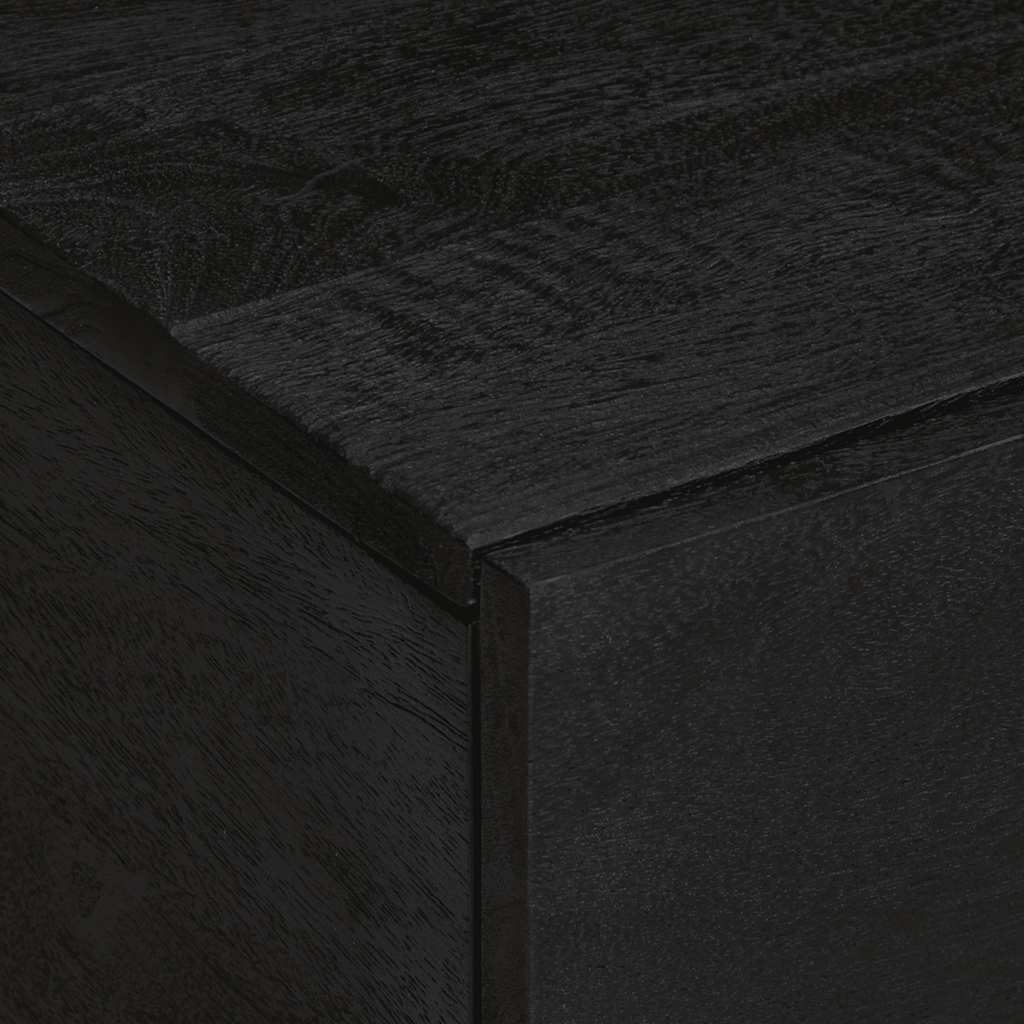Vidaxl Stolik Kawowy, Czarny, 80X50X40 Cm, Materiał Drewnopochodny
