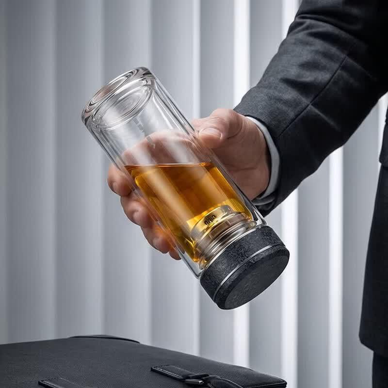 VENES Double-Layer Borosilicate Glass Tea & Water Cup