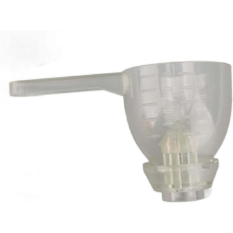 Leaky Measuring Spoon, Spill Proof Funnel Design, Ideal for Baking, Multi Functional Kitchen Tool with Leveling Markers, Transparent ABS Material