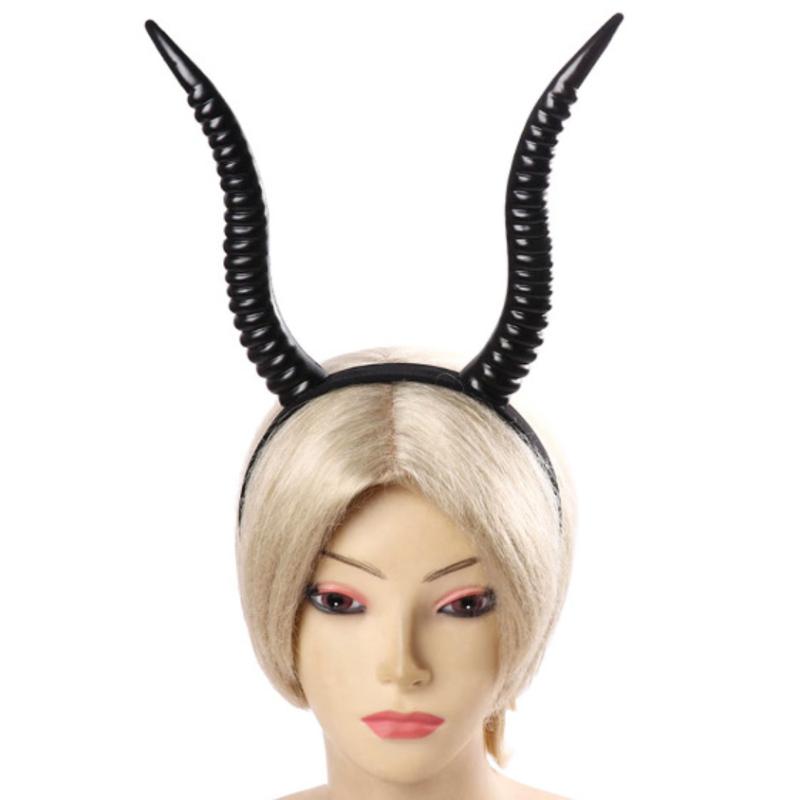 Gazelle Horn Headband Cosplay Props Fantasia Headwear Women Halloween Carnival Party Costume Accessories