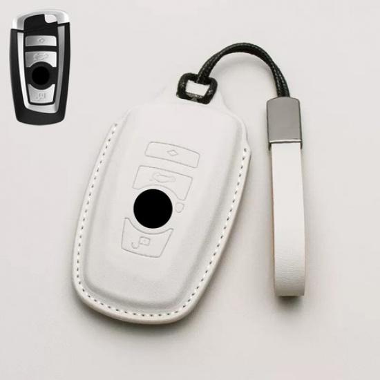 Genuine Leather Car Key Case Cover For BMW X3 X4 X5 X6 M2 M3 M4 M5 M6 1 2 3 4 5