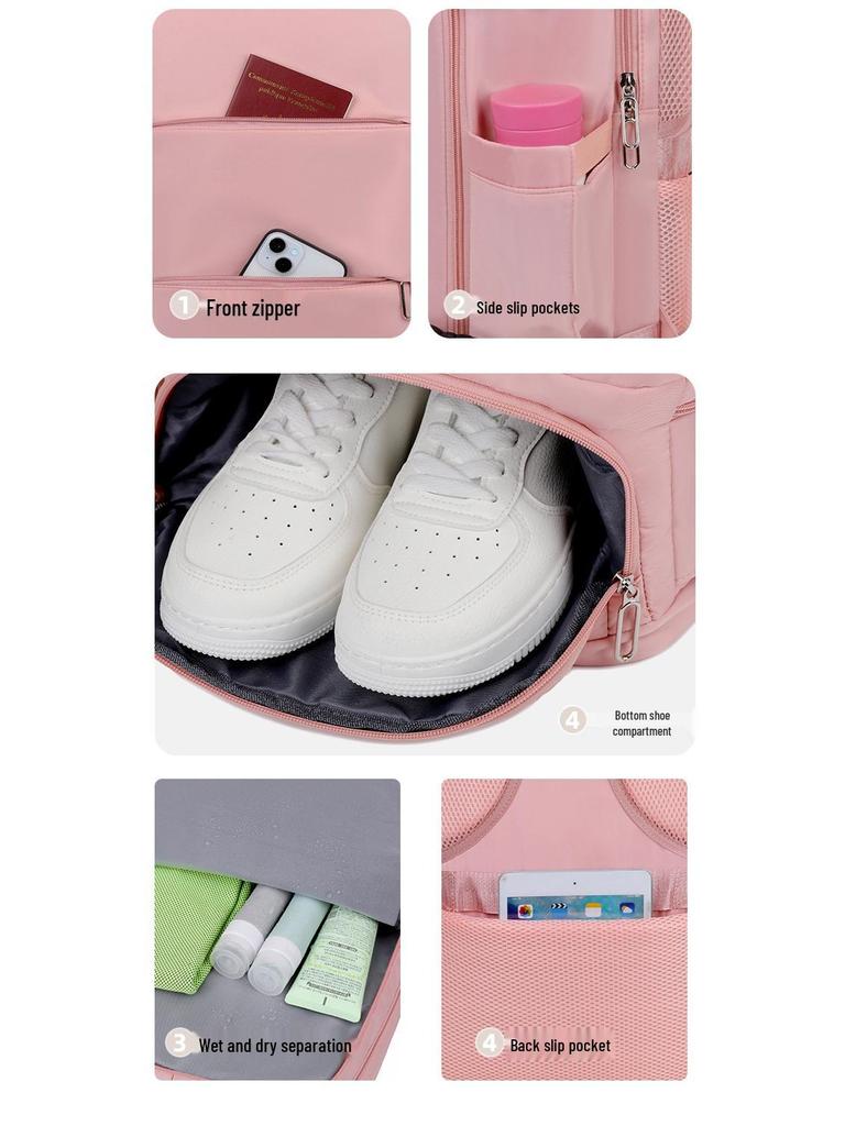 Popular Large-Capacity Travel Backpack for Men & Women – Versatile Business, Commuting, and Leisure Schoolbag with Multi-Compartments & Laptop Slot