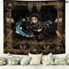 Demon Slayer Wall Tapestry Aesthetic Wall Hanging Printed Fabric Blanket Decorative Tapestries For Bedroom Living Room Home Decor