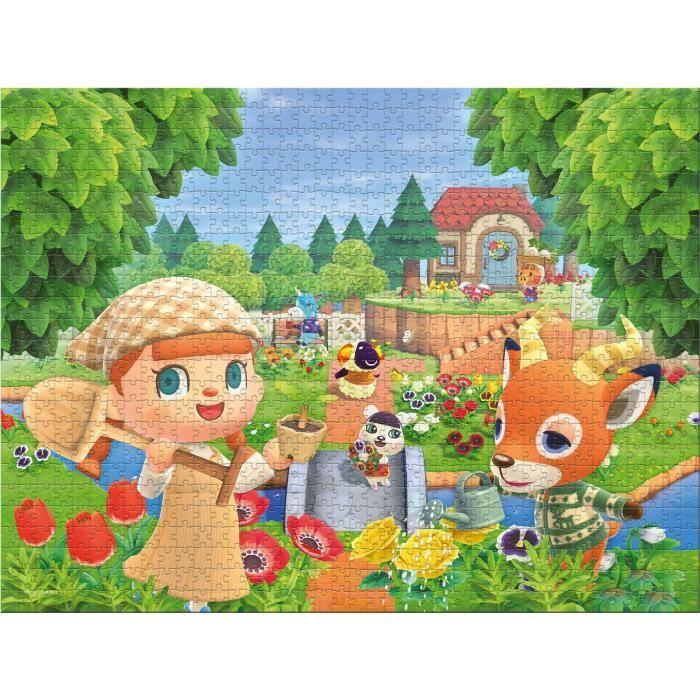 Puzzle ANIMAL CROSSING 1000 Pièces - Winning Moves - Dessins Animés Et BD - Pour Enfant De 10 Ans Et Plus