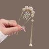 Elegant Pearl U-shaped Hairpin for Women - New Chinese Style Updo Accessory 2025