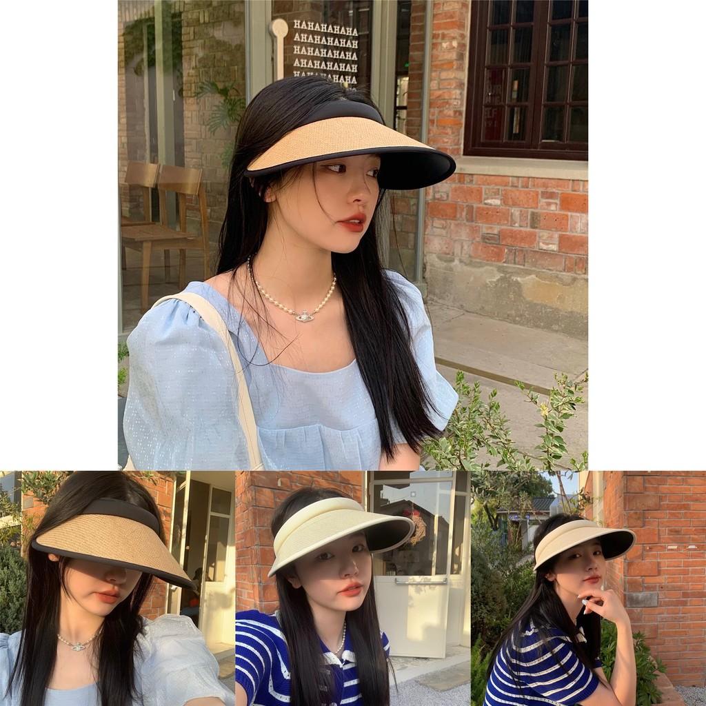 Widebrim Womens Elegant Straw Hat For Sun Protection And Shield Uv