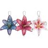 Backpack Decoration Orchid Lily Keychain Simulation Flower Backpack Hangings Decor  Gifts