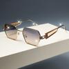 UV Protection Lightweight Comfortable Durable High Quality Retro Timeless Stylish Alloy Metal Female Sun Glasses