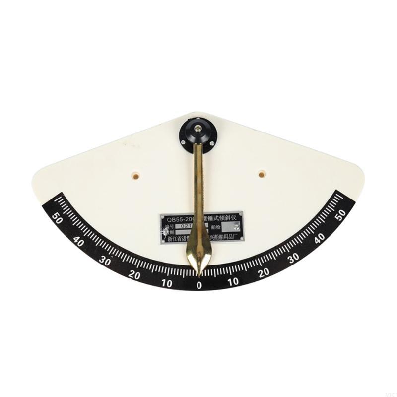 Marine Grade 55-Degree Ship Tilt Gauges with Clear Scale Swing-Type Inclinometer Lightweight for Accurate Measurements A0KF China Mainland