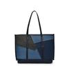 Denim Bag Women's Large-capacity New Spring and Summer Contrasting Messenger Bag Versatile Single Shoulder Class Tote Bag