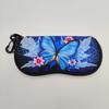 Totem Printed Glasses Case Shockproof Eyeglass Storage Bag With Zipper Keychain Portable Outdoor Sunglasses Pouch Eyewear Holder