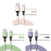 Silicon Green Typec Charging Cable With Fast Charging For Huawei Xiaomi Vivo Oppo Devices