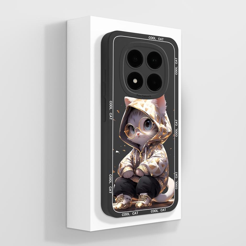 

Cases For Xiaomi Poco M8 M7 Pro Lovely Frog Donut Creative Protective Cover For PocoM8Pro poco m7 pro Liquid Silicone Bumper Poco M8 (5G)