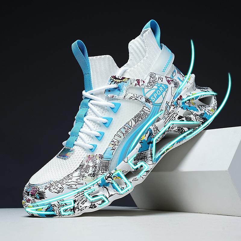 Men's shoes summer breathable 2025 new sports shoes men's mesh spring casual shoes lightweight shock-absorbing running shoes