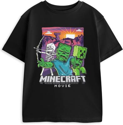 Minecraft Boys Graphic Tee Options Video Game Theme Top Characters Crew Neck Shirt Short Sleeve(1)