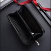 Fashion PU Leather Men Wallet Multi-card Slot Card Holder Clutch Bag Large-capacity Zipper Long Wallet