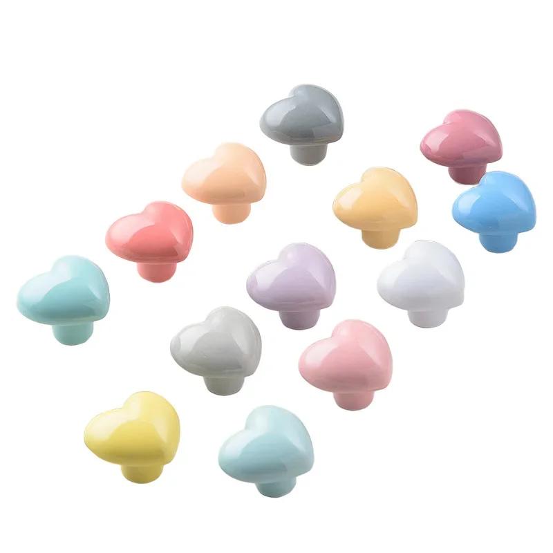 Children's Room Handle Wardrobe Handle Simple Cabinet Door Handle Acrylic Drawer Accessories Can Be Pasted with Ceramic Handles.