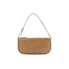 By Far Rachel Vintage Crocodile Pattern Zipper Closure Sheepskin Underarm Shoulder Bag Women bags Brown Yellow 20CRRCLSTPDMED