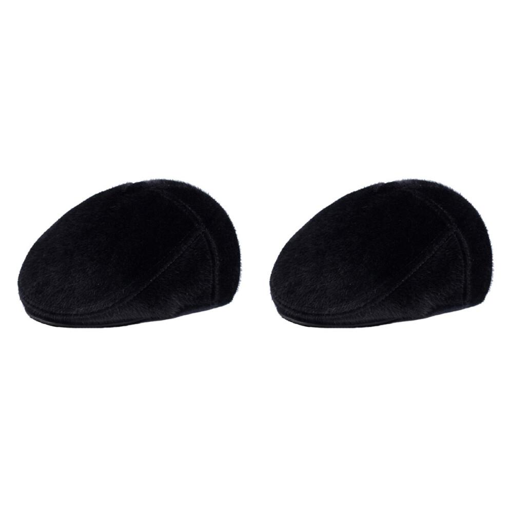 2Pièces Casquette Beret Vintage Automne
