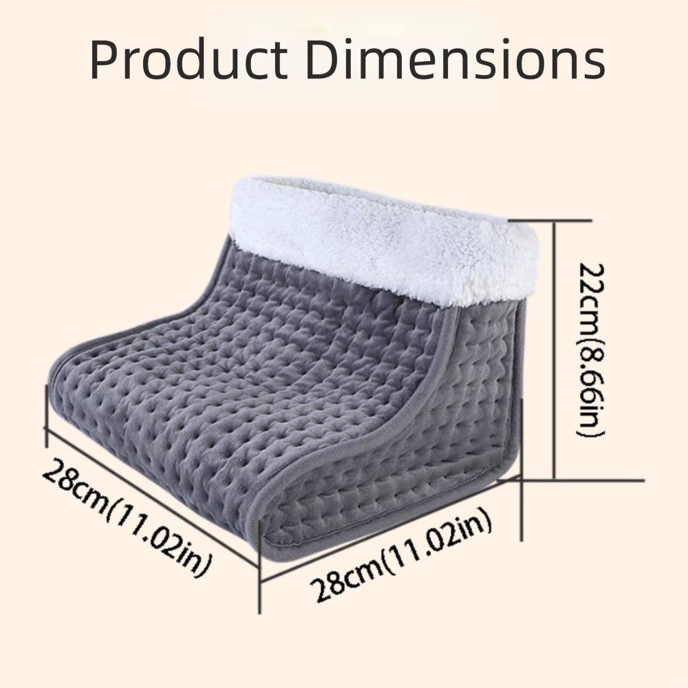 Soft Feet Heating Pad Heating Foot Mat Electric Shoe Heating Pad  Indoor Heating серый
