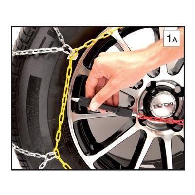 HUSKY Advance HUSA120 — 9 Mm Snow Chains (game of 2) for 15–19" Tires, Automatic Fitting, ABS Compatible