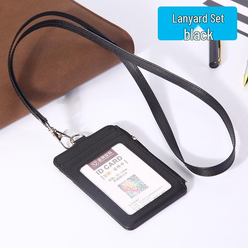 Porta Badge Multi-Scheda Golden Bay con Portachiavi, Clip Retrattile, Cordino e Portamonete