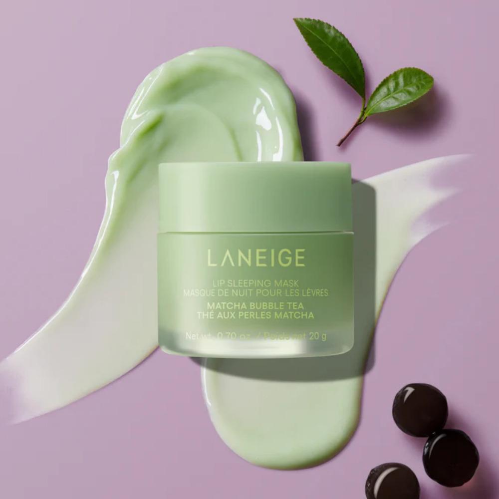 LANEIGE Lip Sleeping Mask (Taro Bubble Tea, Matcha Bubble Tea)