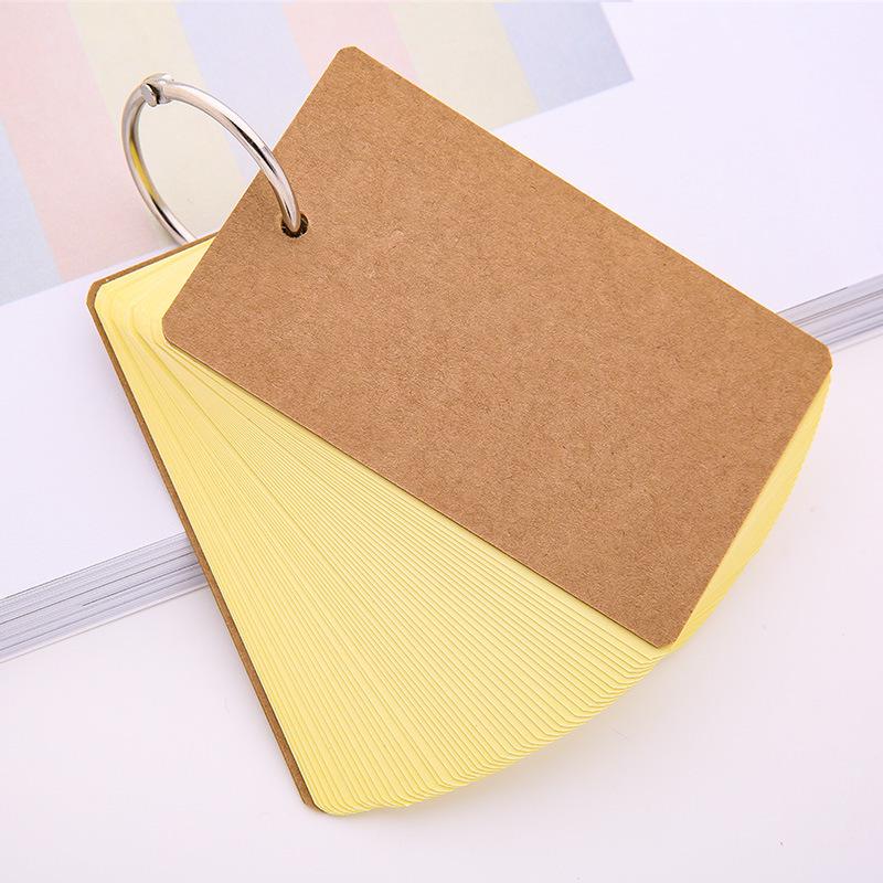 Schüler Leere Vokabelkarten: Robustes Loseblatt-Taschennotizbuch für DIY-Memos und Journaling