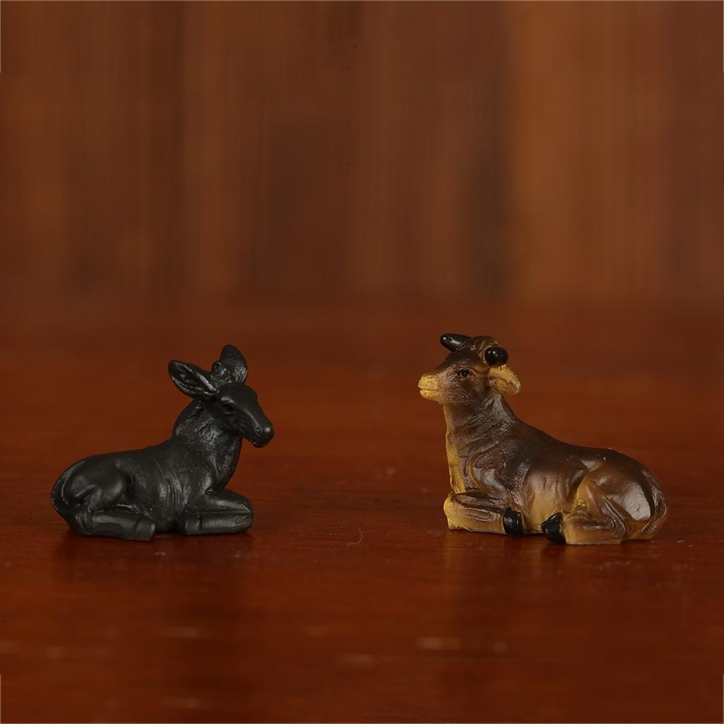 Elegant Profile Nativity Set Includes Holy Family Resin Decorative Figures