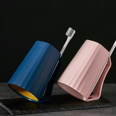 Creative Tooth-brushing Cups Fashion Large Capacity Tooth Mug PP Plastic Water Mug Bathroom Household Supplies