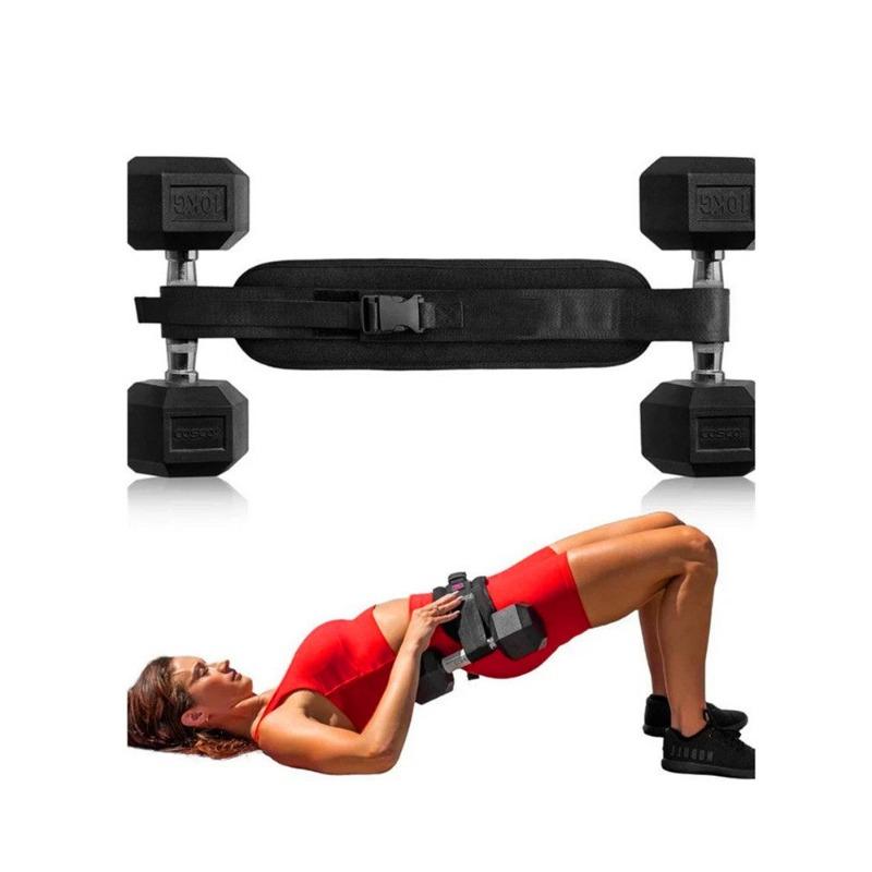 1PC Hip Push Weight Belt Hip Bridge Trainer Men's and Women's Fitness Hip Training Waist and Abdomen Strength Auxiliary Training Belt