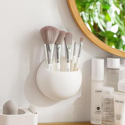 Toothbrush Holder Multipurpose Bathroom Storage Shelf Cosmetic Organizer
