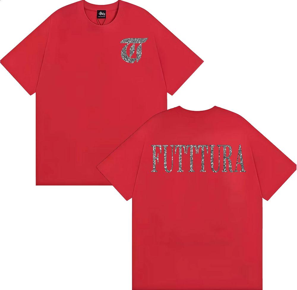 

Singer Tini Stoessel Futtura Album Logo Tshirt Men Clothing Harajuku Aesthetic Tshirts Casual High Quality Cozy T Shirt 4XL