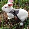 Soft Rabbit Breathable Harness with Leash Gentlemanly Style