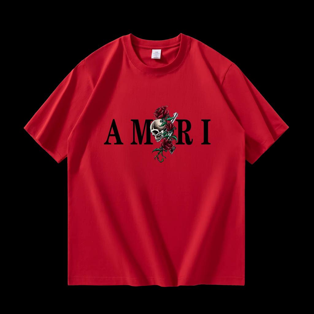 2025 Nuova Marca di Lusso T-shirt in Cotone Grafica Unisex Uomo Donna Estate Manica Corta Moda Casual Vintage T-shirt Streetwear