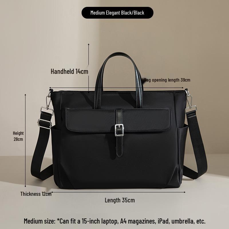 Women's 15.6" Laptop Tote Bag - Large Capacity Shoulder & Crossbody Handbag