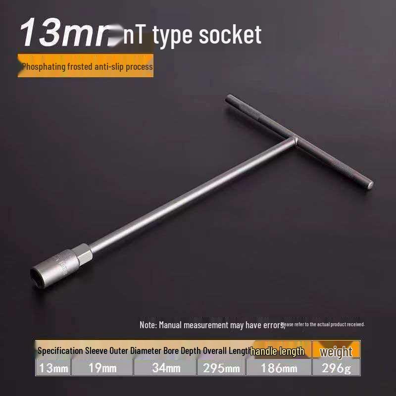 Motorcycle T-Handle Hex Socket Wrench, 6/7/8/10/14/17mm