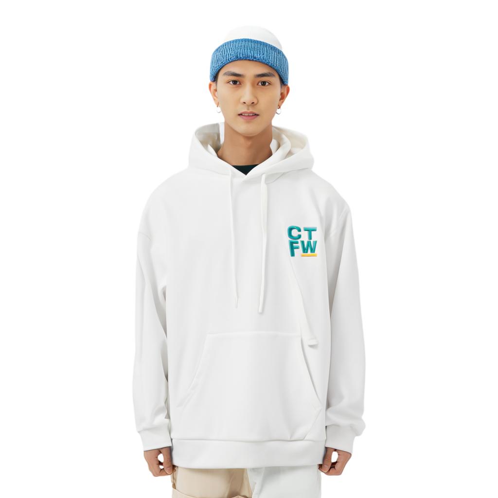 Li Ning Sweatshirts Men's White Hooded Moderate Regular AWDQB67-3