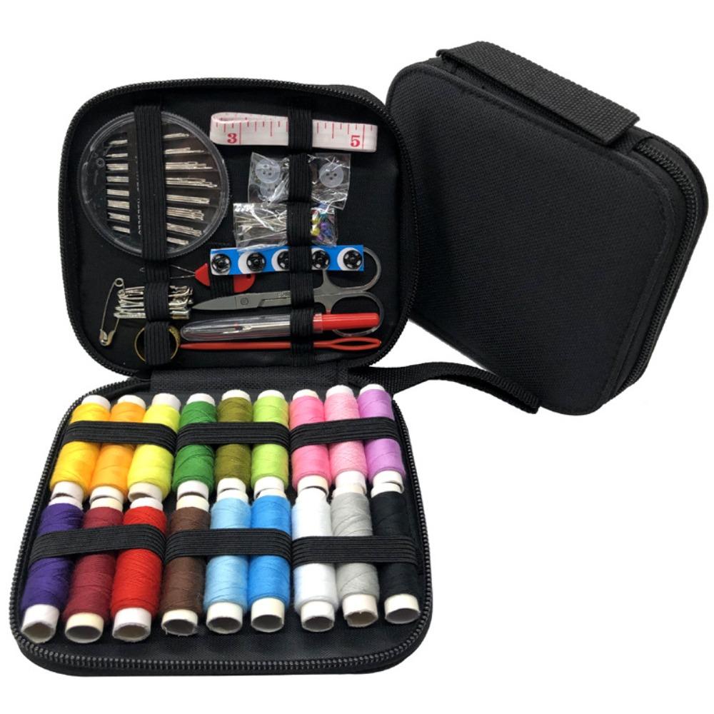 Set Kit Cucito Casa Viaggio Fai da Te Strumenti Cucito Portatili Scatola Cucito Multifunzione per Casa