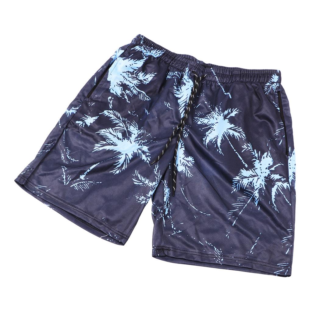 Men Beach Pants Breathable Fast Drying Comfortable Loose 3D Printed Board Shorts for Pool Surfing