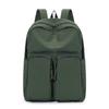 Water - resistant double - shoulder backpack. It has a large capacity, is lightweight and casual. Made of wrinkled and washed ny
