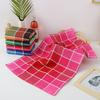 4pcs Household Kitchen Waffle Cleaning Cloths, Polyester Cotton Cleaning Grid Cleaning Cloths