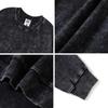High Street Retro Distressed Oversized Sweatshirt for Men - European & American Trend, Loose Long Sleeve Top