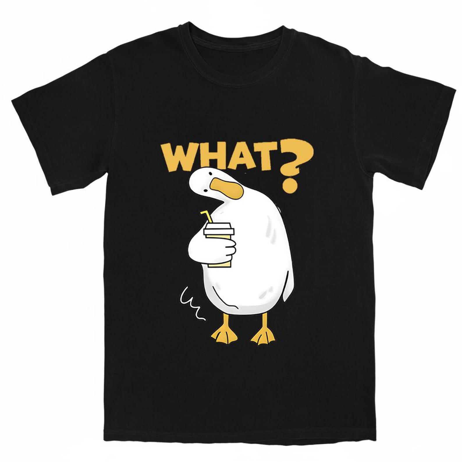 What Funny Duck shirt, Gift for Duck Lover, Duck Lover Shirt, Duck Shirt, Vintage Duck, Retro Duck Shirt, Duck meme shirt S