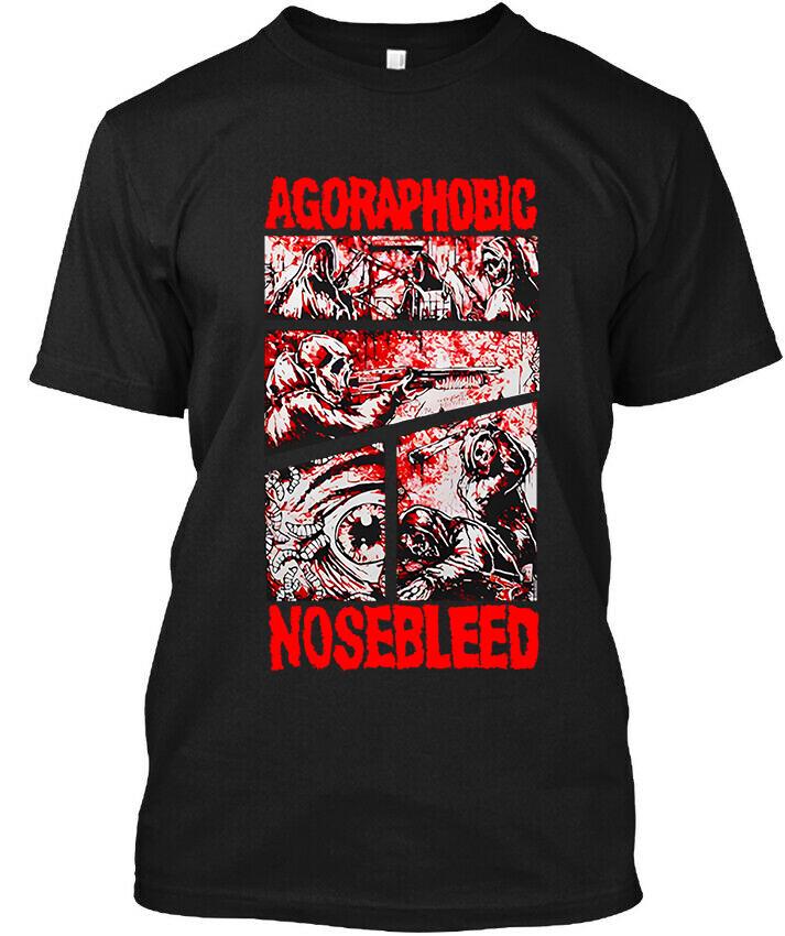 New! Popular Agoraphobic Nosebleed American Music Art Retro Logo T-Shirt S-4XL