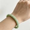 Imitation Jade Bamboo Shape Beaded Bracelets For Women Healing Jewelry With Elastic Cord